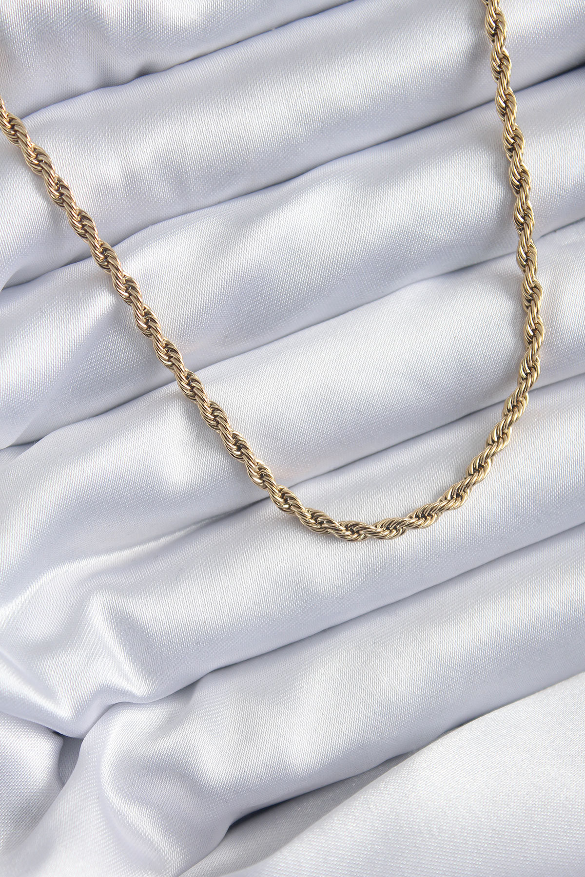 316L Çelik Gold Renk 60 cm Burgu Model Kadın Kolye - TJ-BKO7973 316L Çelik Gold Renk 60 cm Burgu Model Kadın Kolye - TJ-BKO7973