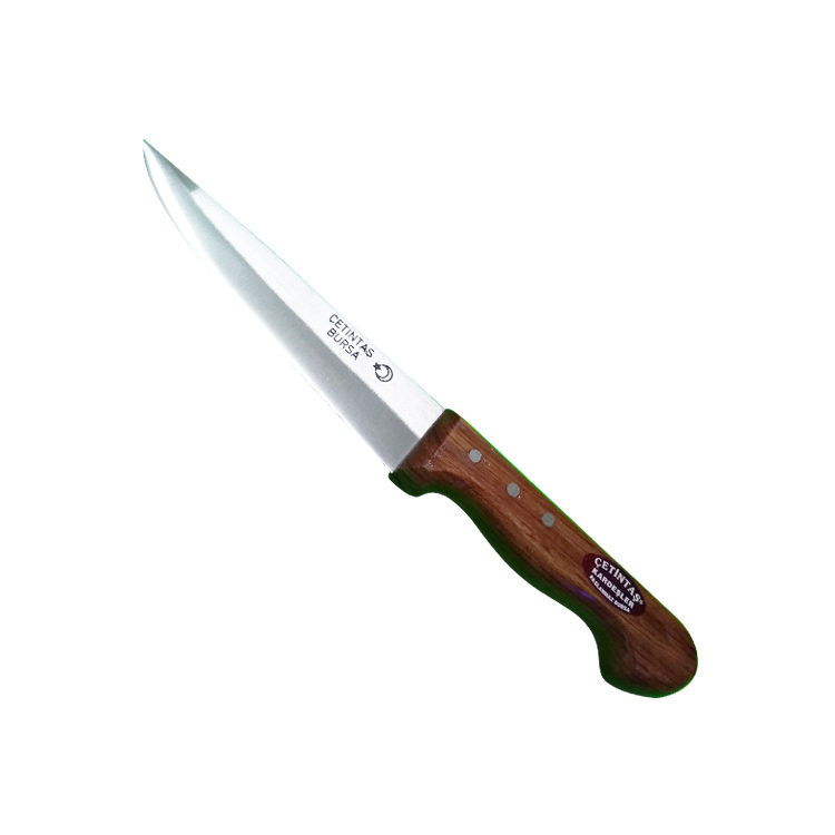 Çetintaş Bursa Kurban ve Kasap Bıçağı No:1, 14 cm, Ahşap Gül Sap Çetintaş Bursa Kurban ve Kasap Bıçağı No:1, 14 cm, Ahşap Gül Sap