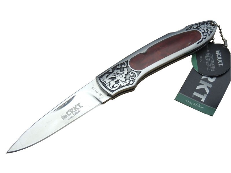 CRKT CR 0128 RD Kamp Çakı 18 cm - Metal Desenli Sap, Kılıflı, Kutulu CRKT CR 0128 RD Kamp Çakı 18 cm - Metal Desenli Sap, Kılıflı, Kutulu