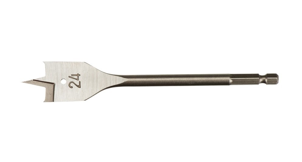 Yaprak Tip Ahşap Matkap Ucu 28x405mm - HEX Saplı Yaprak Tip Ahşap Matkap Ucu 28x405mm - HEX Saplı